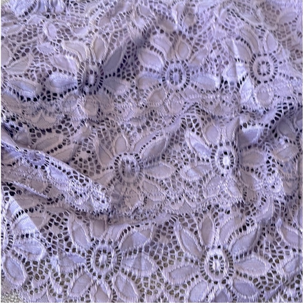 NWT SO Bandeau Pretty Little Layers Sexy Muted Lavender Lace Bralette/cami Sz M - Picture 3 of 5